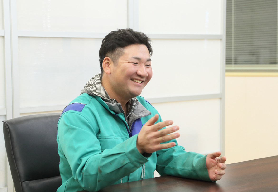 入社の決め手は”現場の空気感”でした